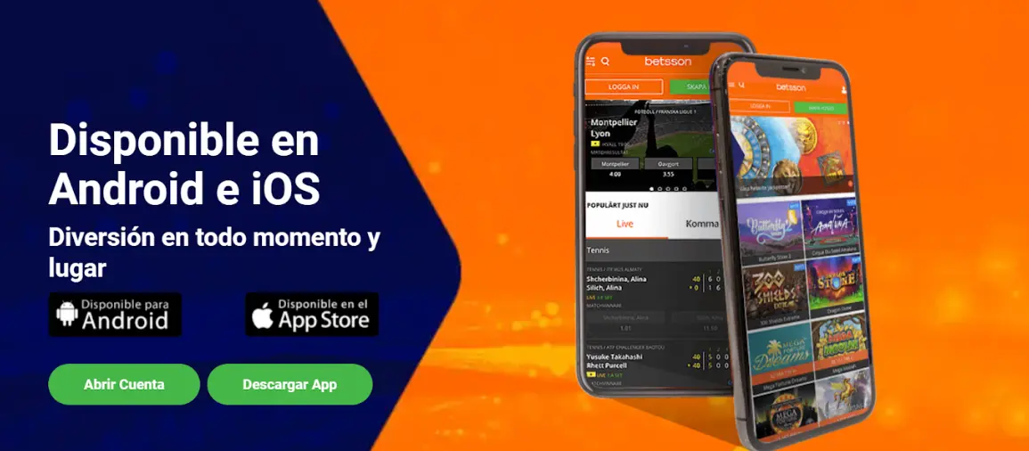 Betsson casino Chile app